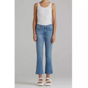 NWT EDWIN  Anthropology Cassia Mini Boot Jean in Journey size 25 $158